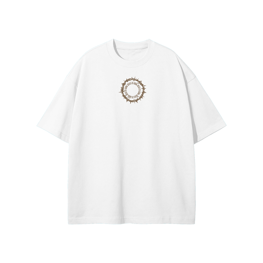 Jesus Is King (Thorns) Streetwear Heavyweight Loose Fit T-Shirt