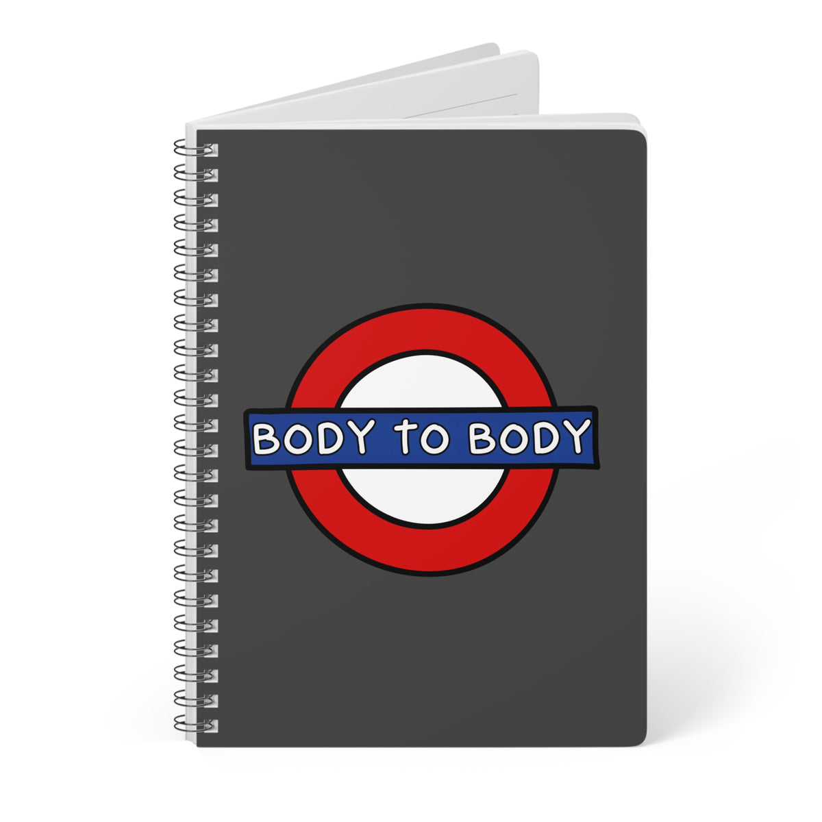 Body To Body (Underground) Wirobound Softcover Notebook, A5