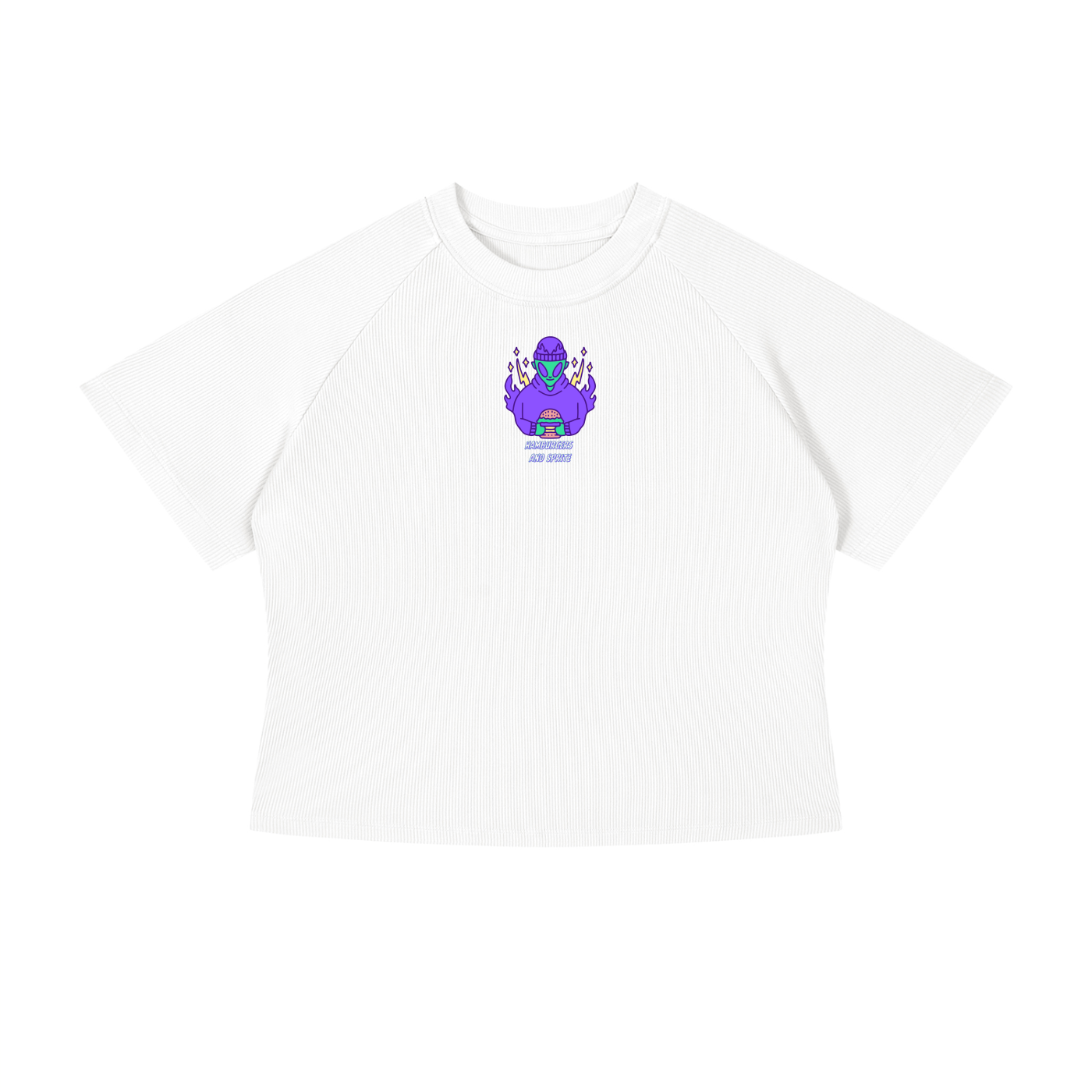 Hamburgers & Sprite (J Hope) Crop T-Shirt