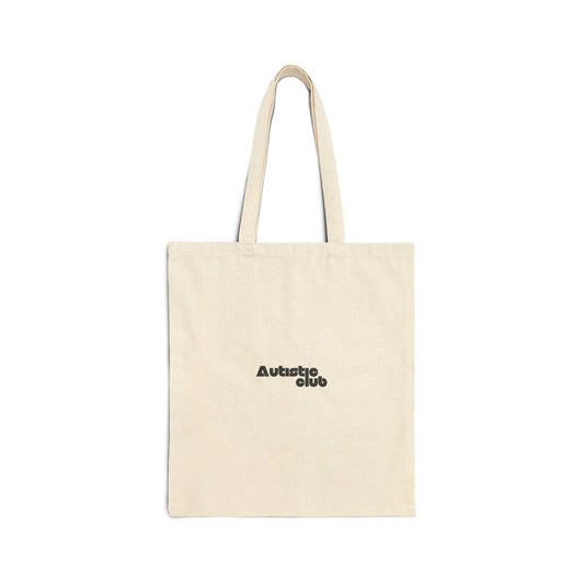 Autistic Club Cotton Canvas Tote Bag