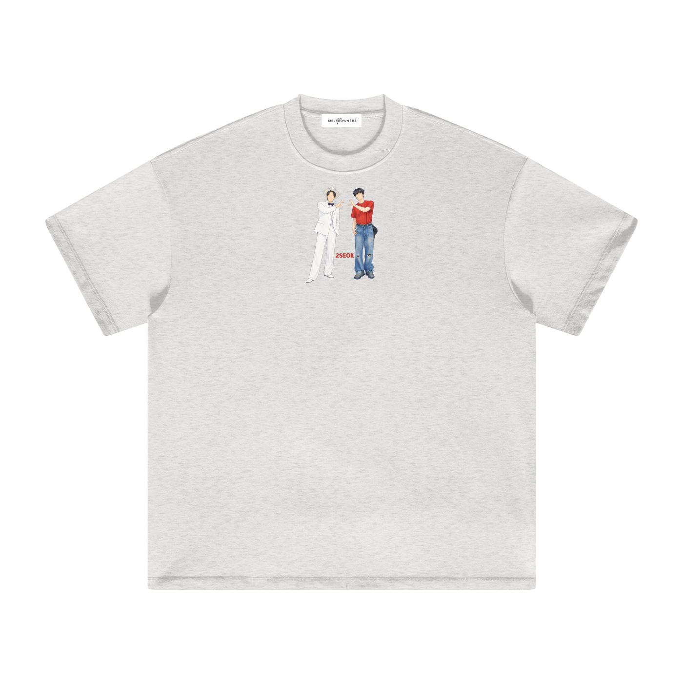 2Seok (Jin & J Hope) Heavyweight Earth Tone T-Shirt