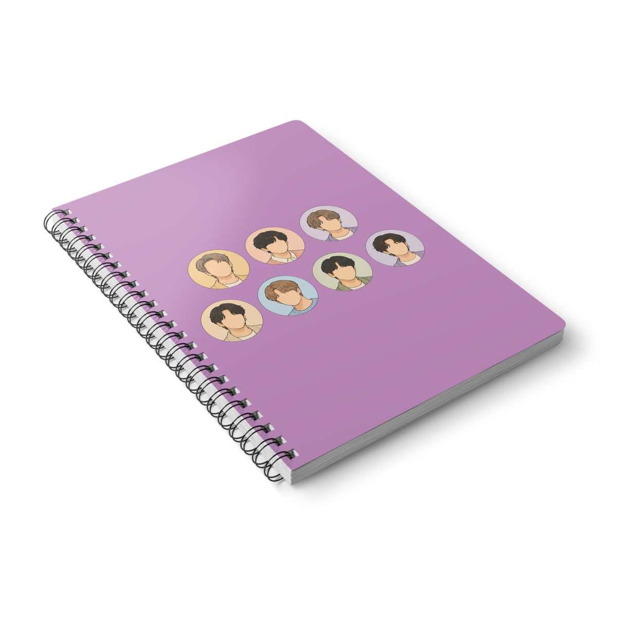 BTS All Members Wirobound Softcover Notebook, A5