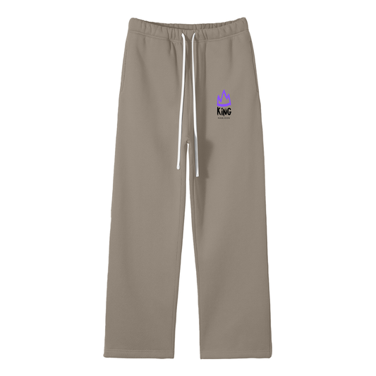 King Namjoon Streetwear Fleece Straight Leg Pants