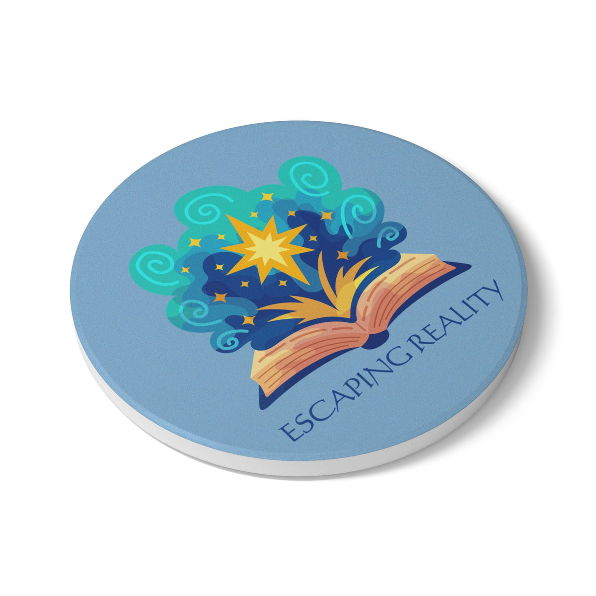Escaping Reality (Magic) Ceramic Coaster