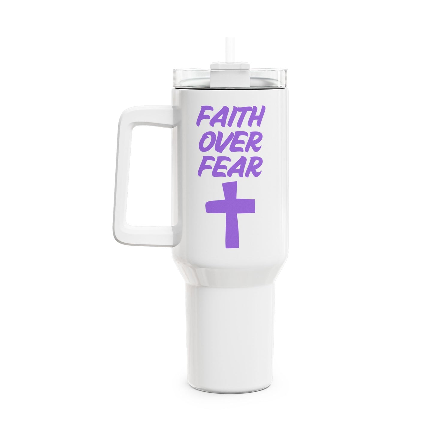 Faith Over Fear Tumbler, 40oz
