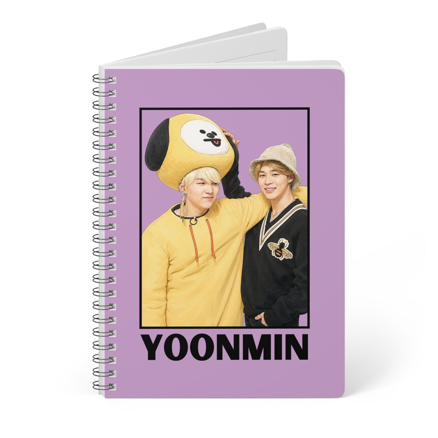 Yoonmin (Yoongi Costume & Jimin) Wirobound Softcover Notebook, A5
