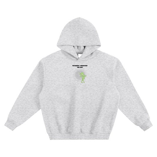 Pretending I Understand This Scifi (Alien) Fleeced Boxy Hoodie