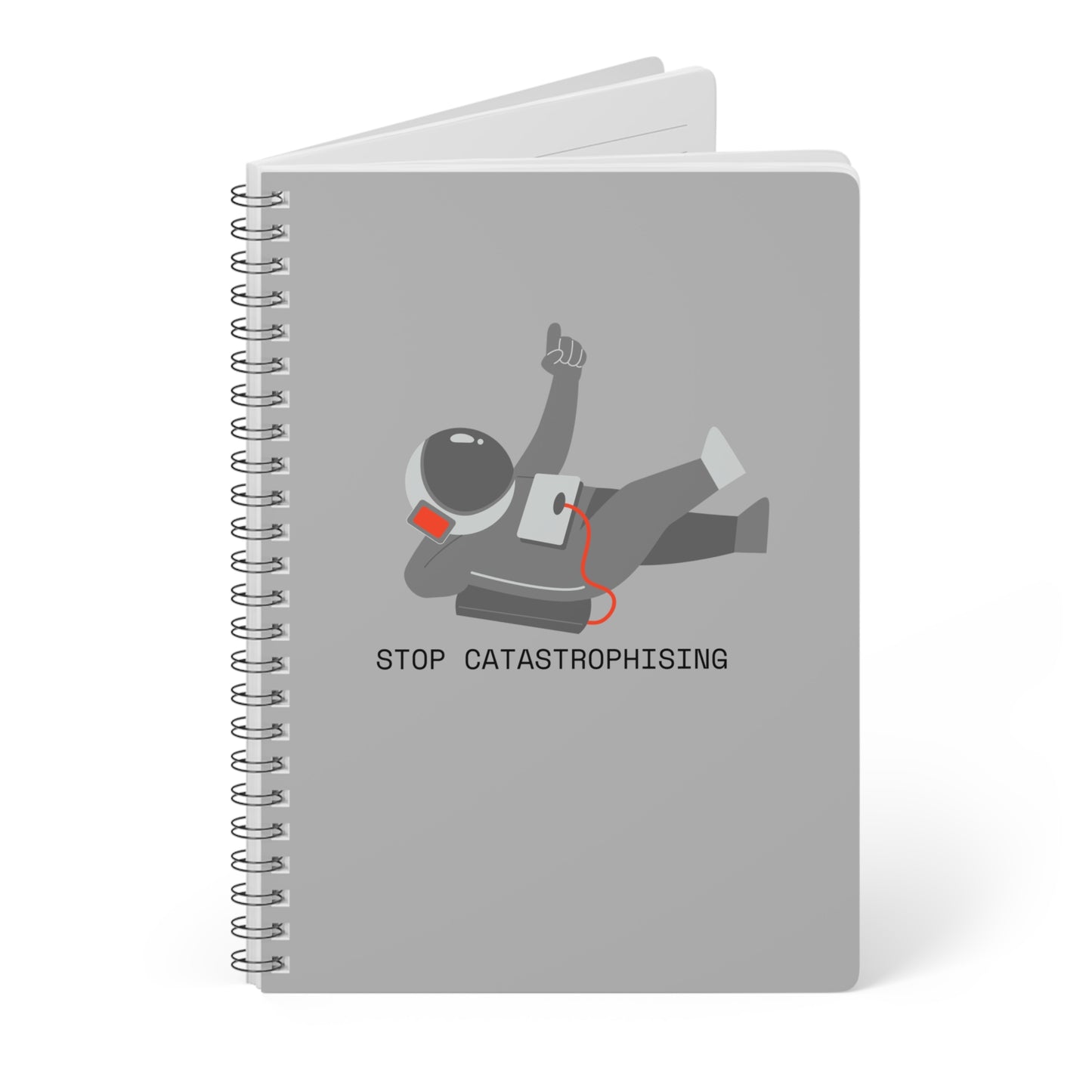 Stop Catastrophising Wirobound Softcover Notebook, A5