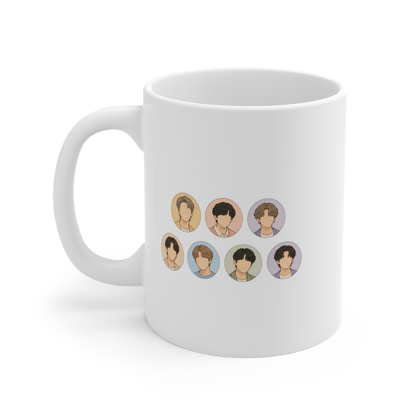 BTS All Members 11oz White Mug