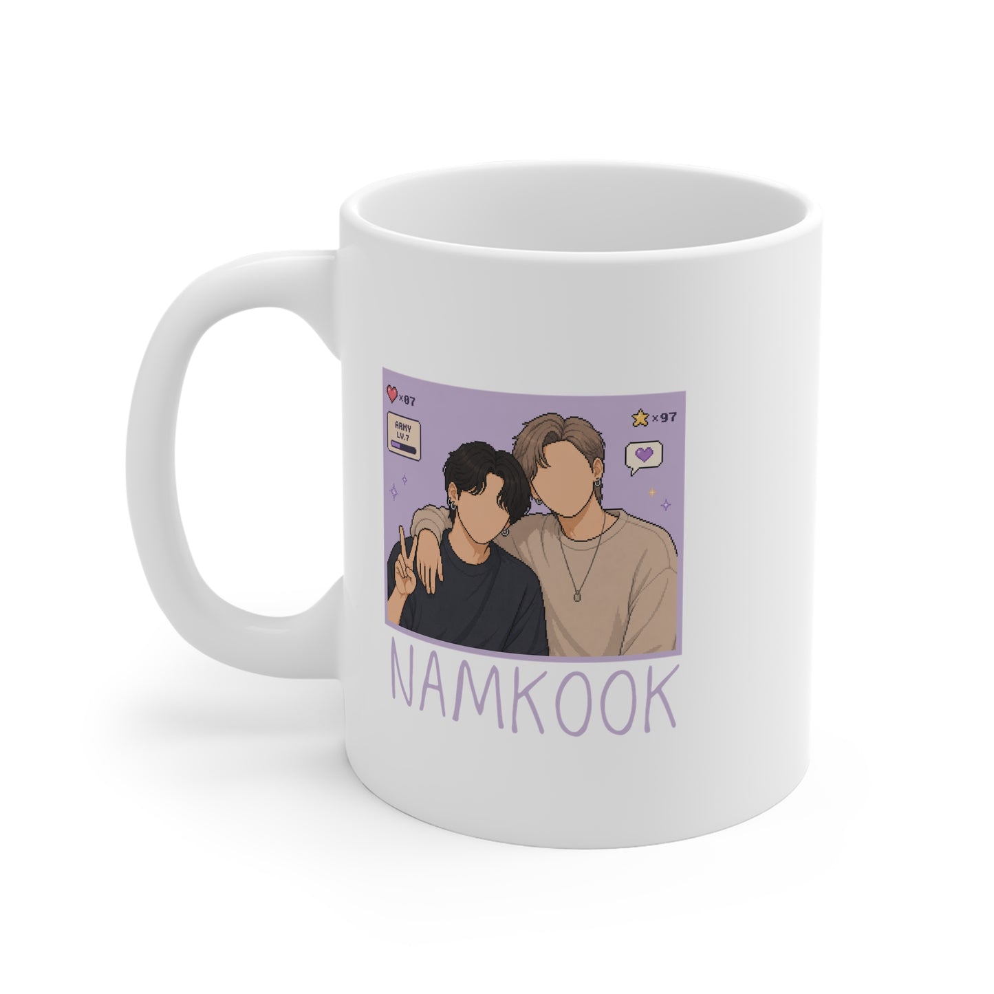 Namkook (Namjoon & Jungkook) 11oz White Mug