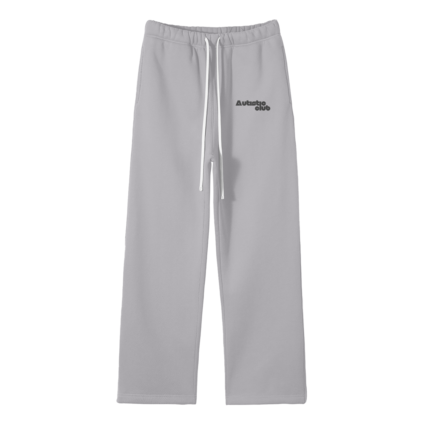 Autistic Club Streetwear Fleece Straight Leg Pants