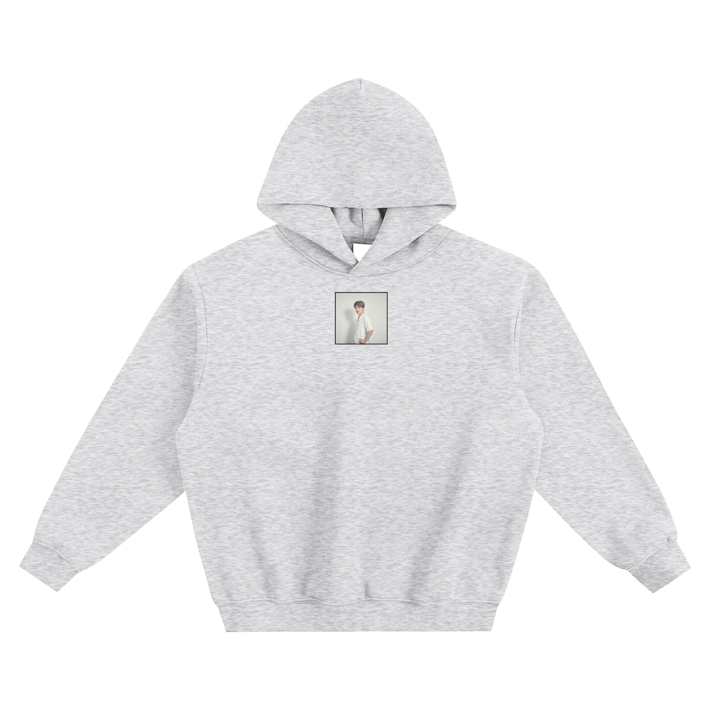 Jimin Portrait Fleeced Boxy Hoodie