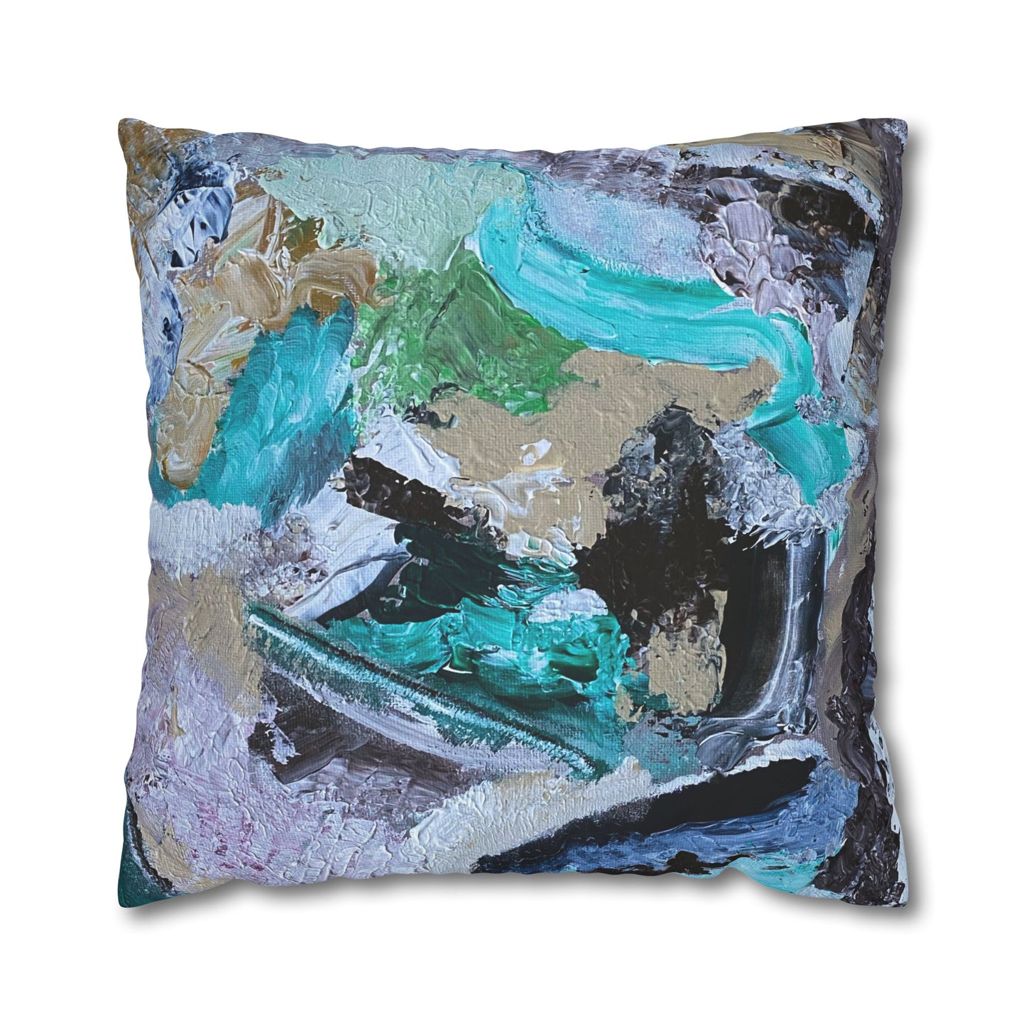 Bozo Island Square Poly Canvas Pillowcase