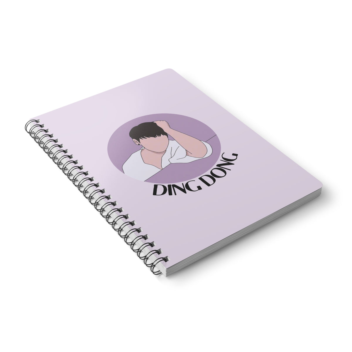 Ding Dong (Jungkook) Wirobound Softcover Notebook, A5