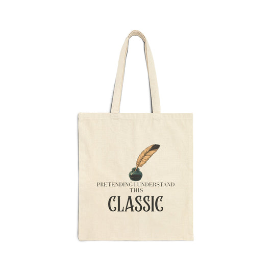 Pretending I Understand This Classic Cotton Canvas Tote Bag