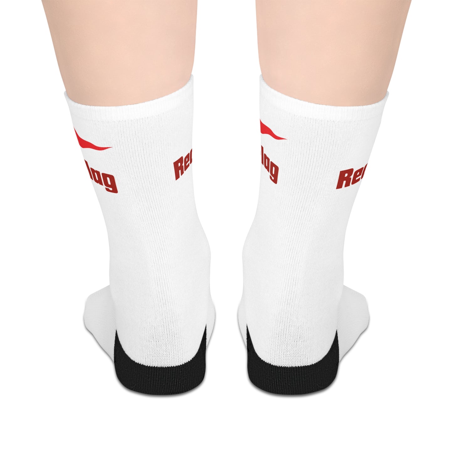 Red Flag (1) Mid-length Socks
