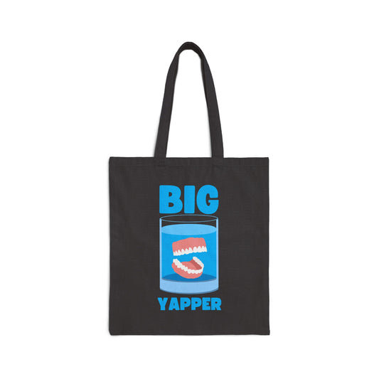 Big Yapper Cotton Canvas Tote Bag