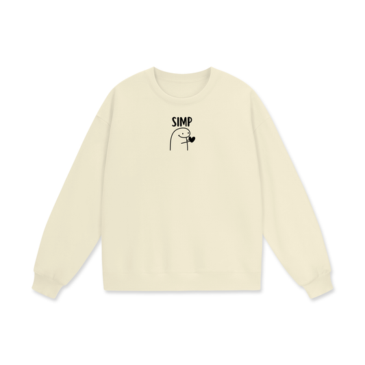 Simp Heavyweight Drop Shoulder Oversized Fleece Sweatshirt
