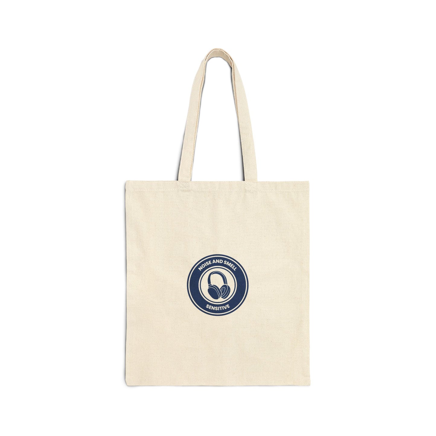 Noise & Smell Sensitive Cotton Canvas Tote Bag