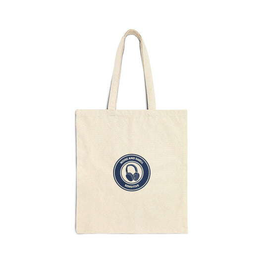 Noise & Smell Sensitive Cotton Canvas Tote Bag