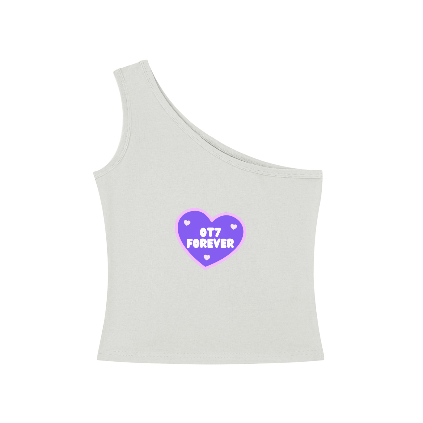OT7 Forever One-Shoulder Crop T Shirt