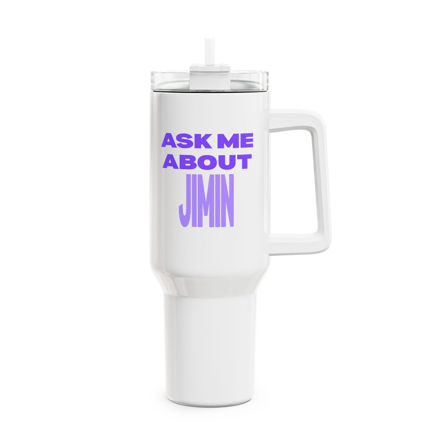Ask Me About Jimin Tumbler, 40oz