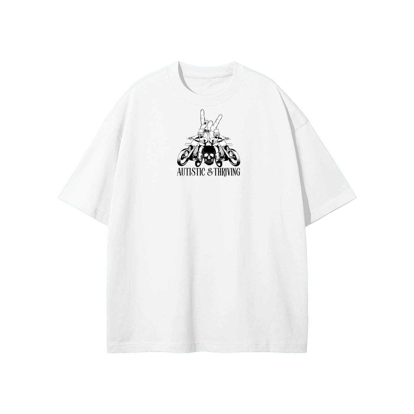 Autistic & Thriving Streetwear Heavyweight Loose Fit T-Shirt