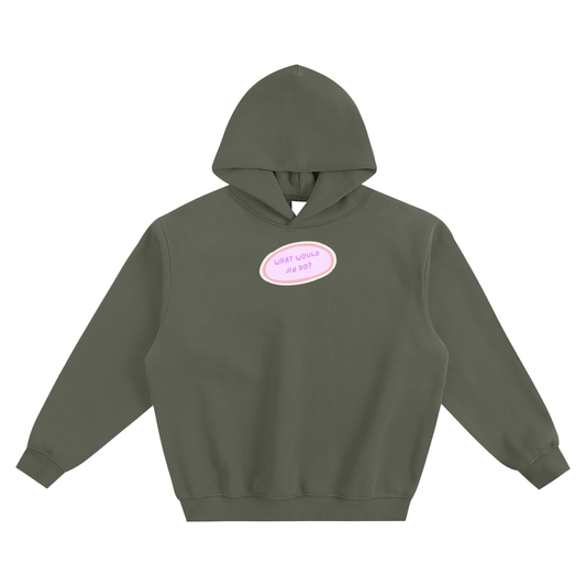 What Would Jin Do Fleeced Boxy Hoodie