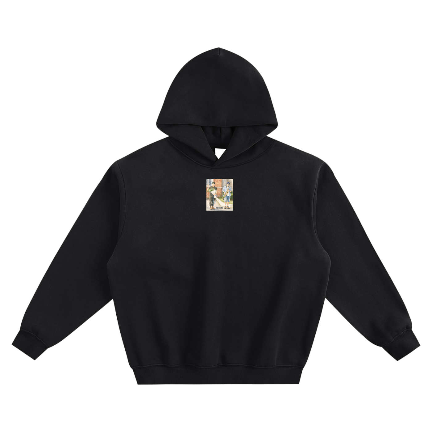 Namjin (Namjoon & Jin) Fleeced Boxy Hoodie