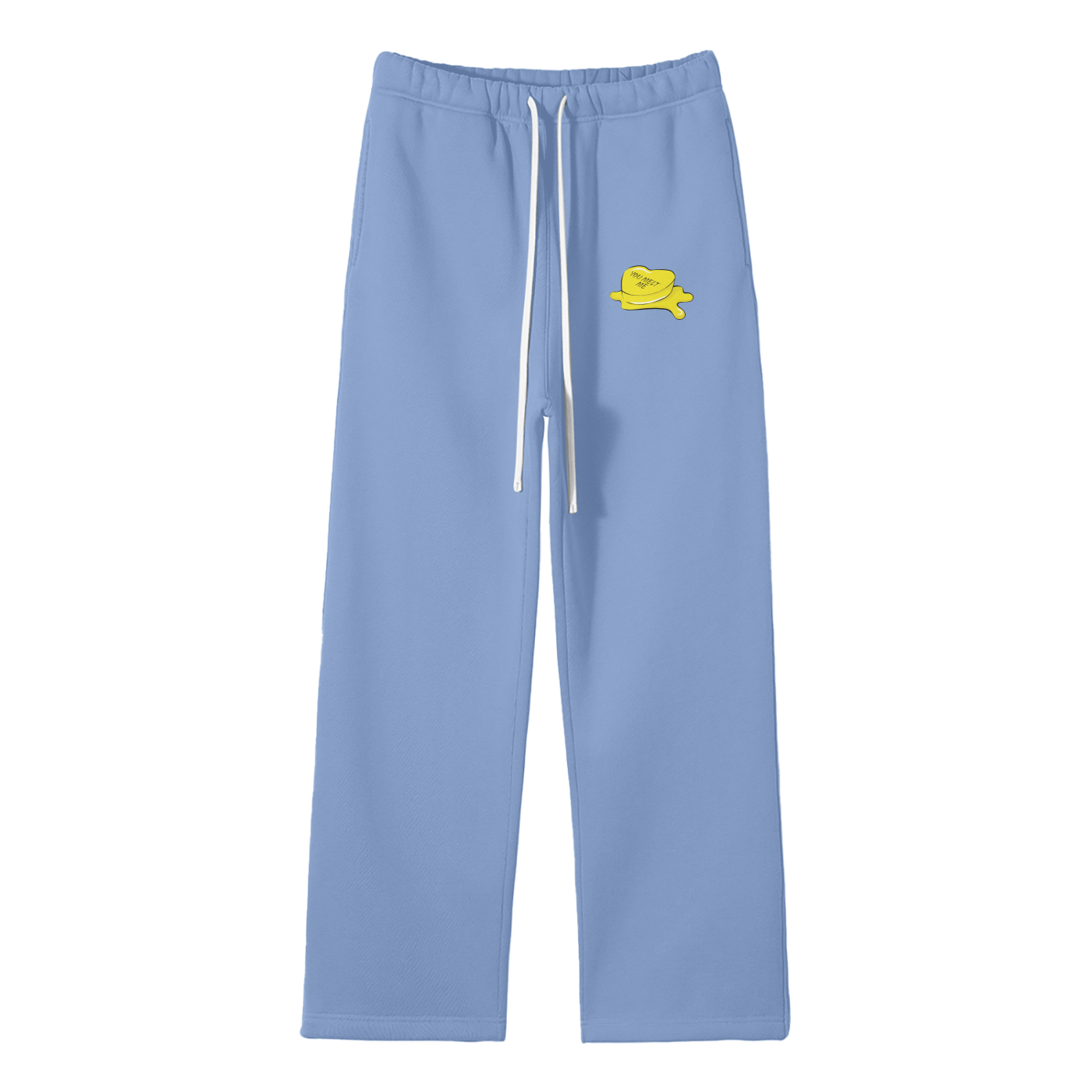 You Melt Me (Butter) Streetwear Fleece Straight Leg Pants