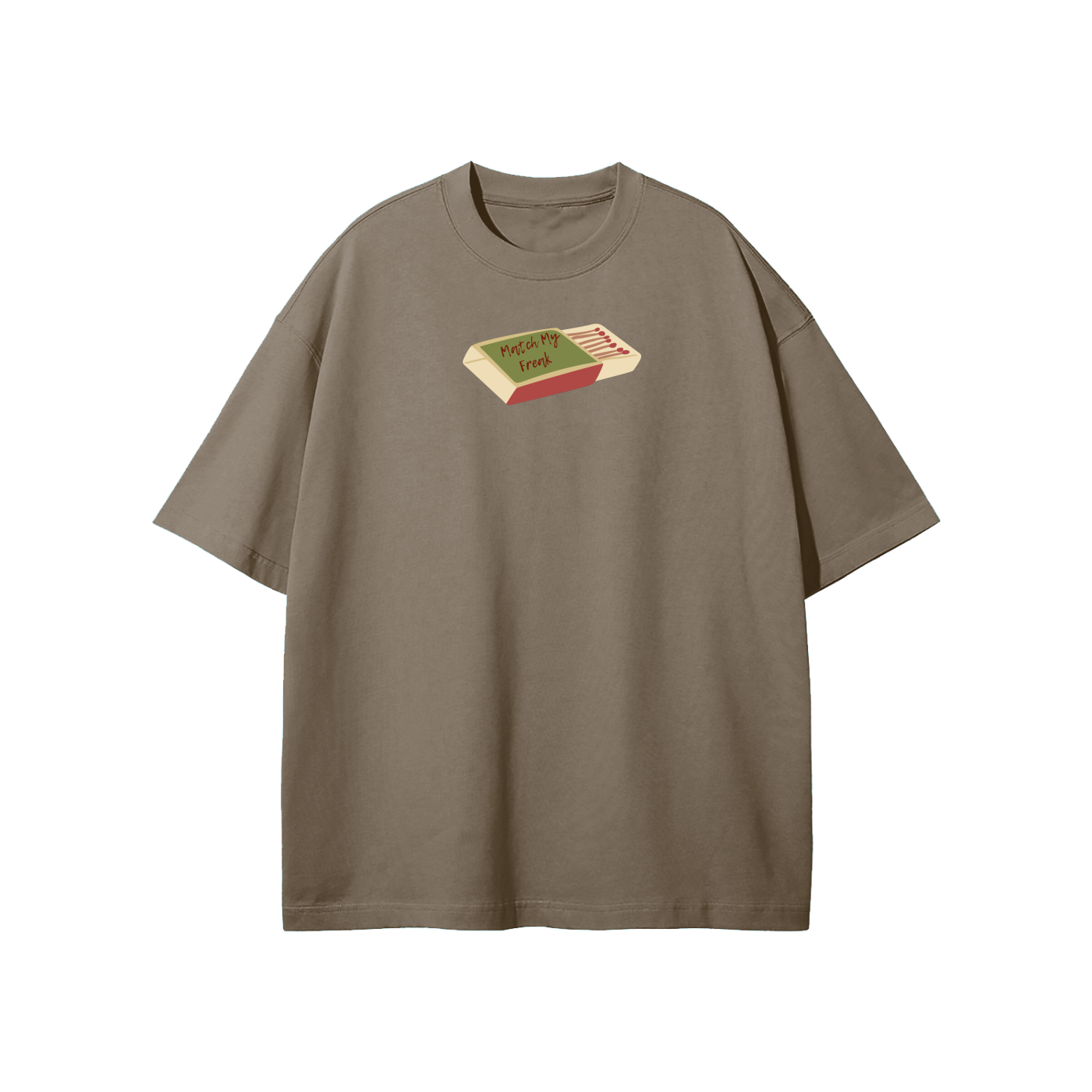 Match My Freak Streetwear Heavyweight Loose Fit T-Shirt