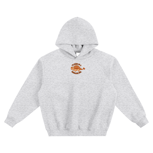 I'm More Of A Dinosaur Girl (Bumpy) Fleeced Boxy Hoodie