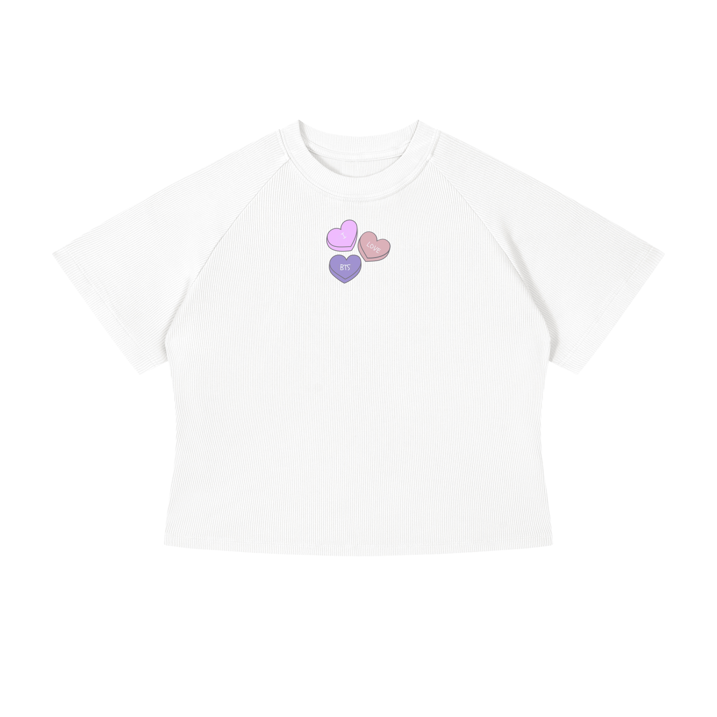 I Love BTS Crop T-Shirt