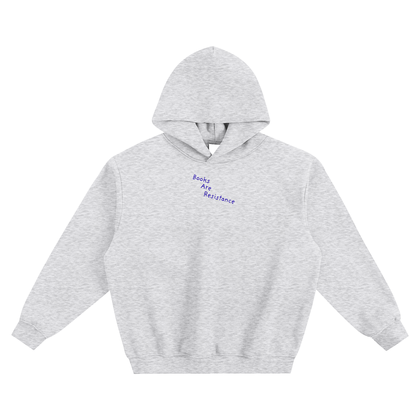 Books Are Resistance Fleeced Boxy Hoodie