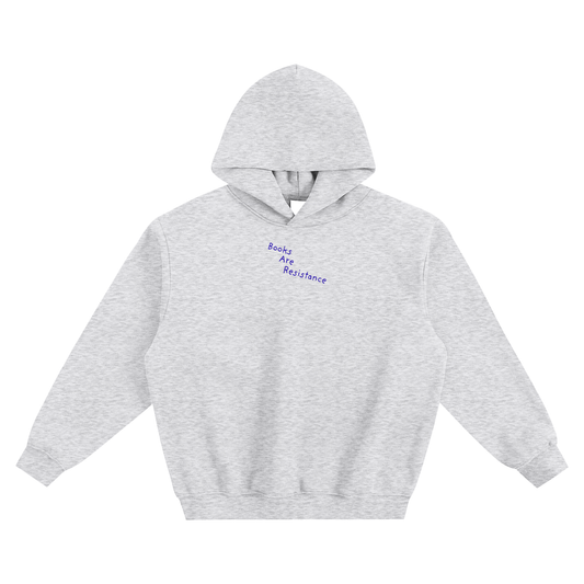 Books Are Resistance Fleeced Boxy Hoodie