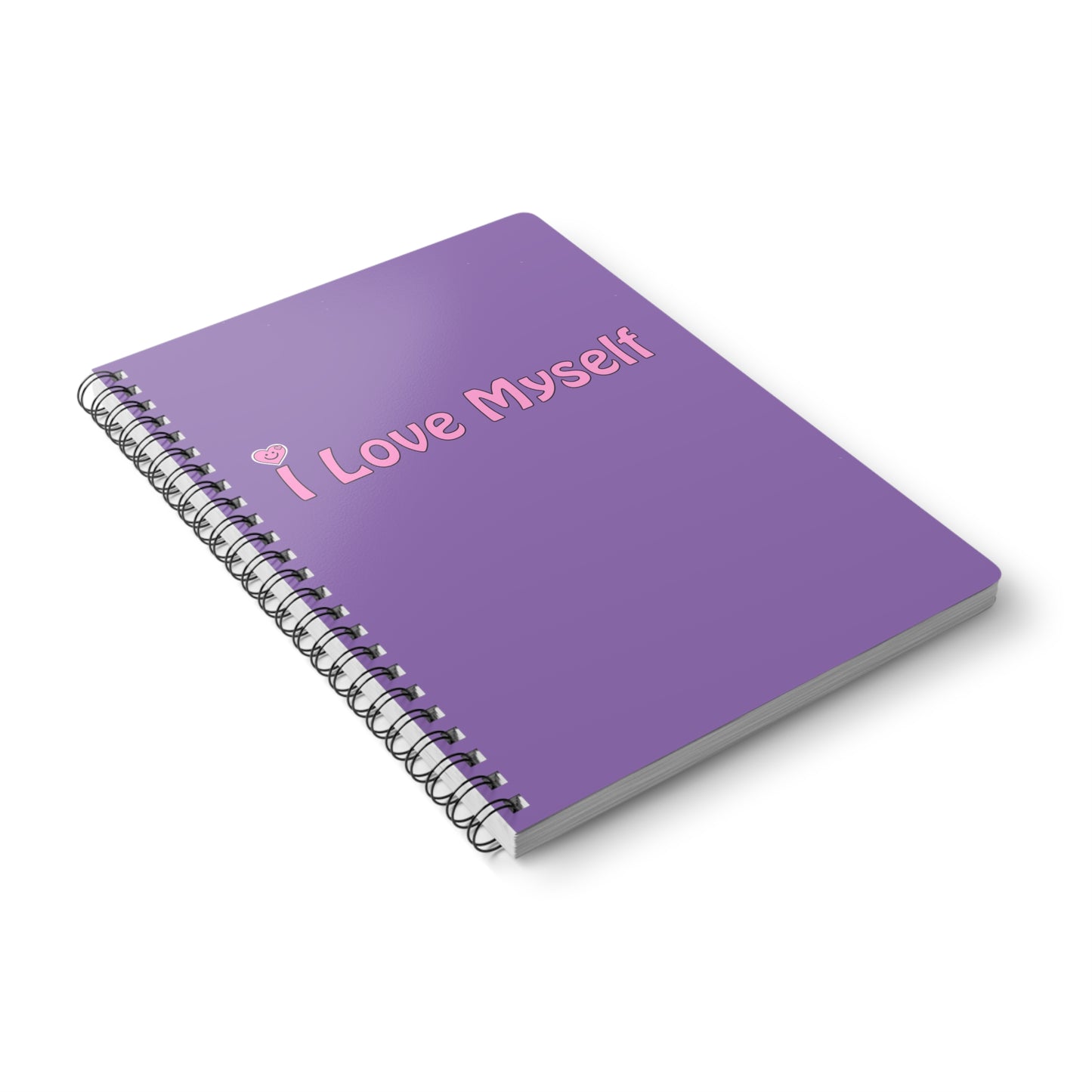 I Love Myself (3) Wirobound Softcover Notebook, A5