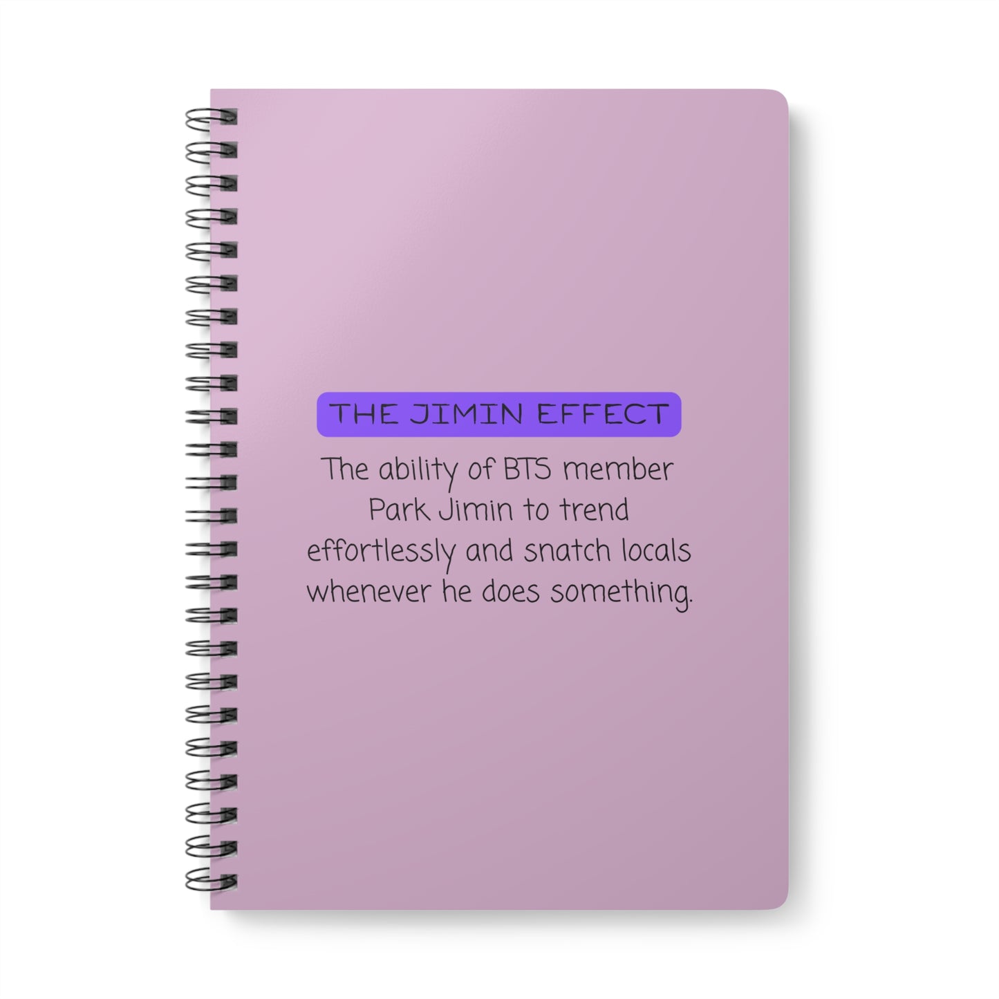 The Jimin Effect (Definition) Wirobound Softcover Notebook, A5