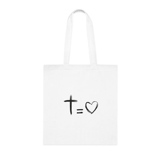 Cross Equals Love Tote