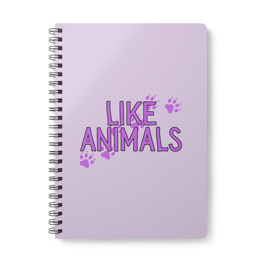 Like Animals BTS (Footprints) Wirobound Softcover Notebook, A5