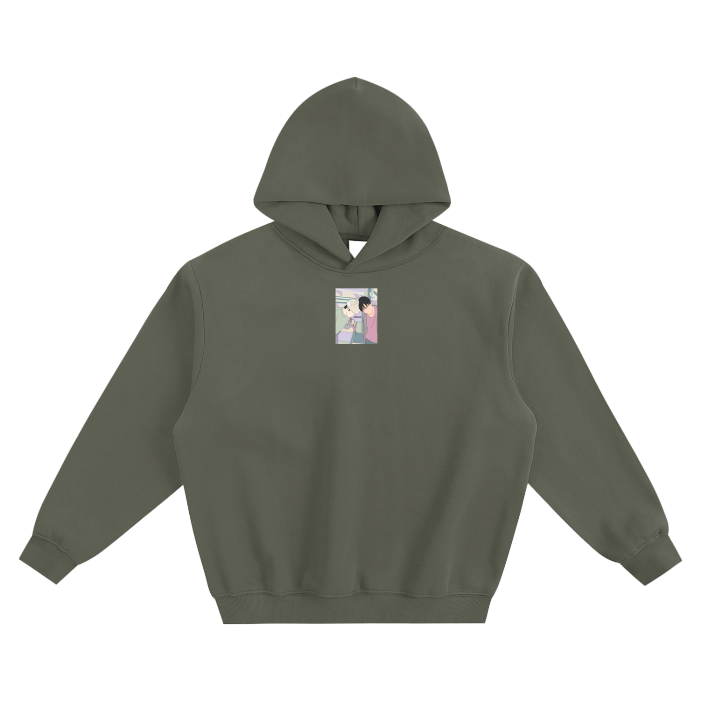 Jinkook (Jin & Jungkook) Fleeced Boxy Hoodie
