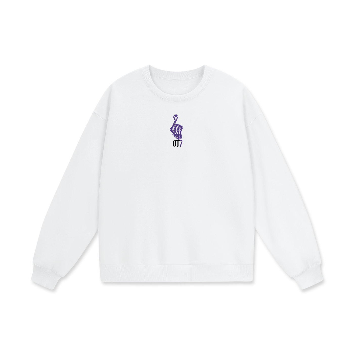 OT7 Heavyweight Drop Shoulder Oversized Fleece Sweatshirt