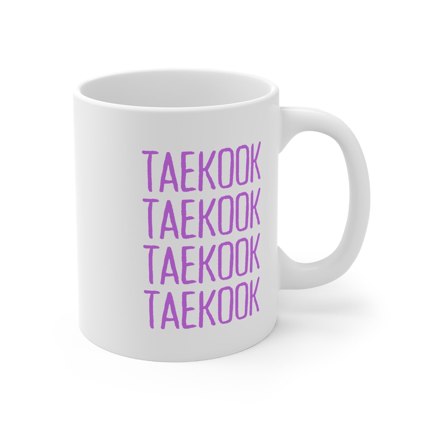 Taekook (Taehyung & Jungkook x 4) 11oz White Mug