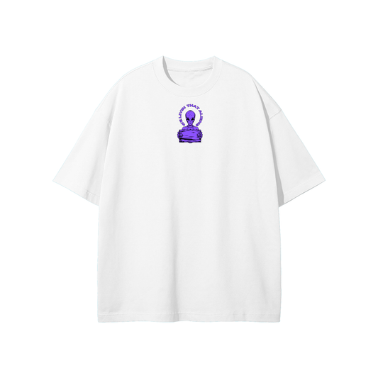 We Livin' That Aliens (Solo) Streetwear Heavyweight Loose Fit T-Shirt