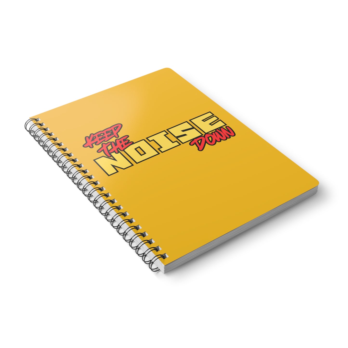 Keep The Noise Down (1) Wirobound Softcover Notebook, A5