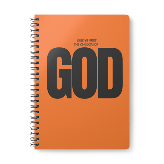 Seek Ye First (2) Wirobound Softcover Notebook, A5