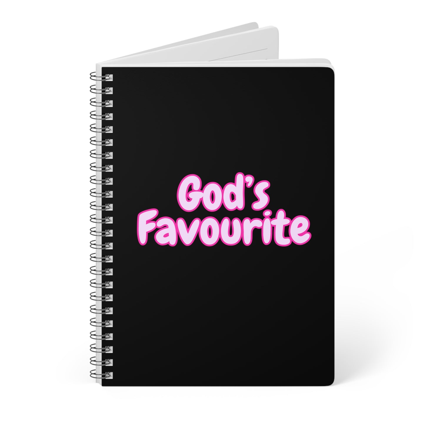 God's Favourite (1) Wirobound Softcover Notebook, A5