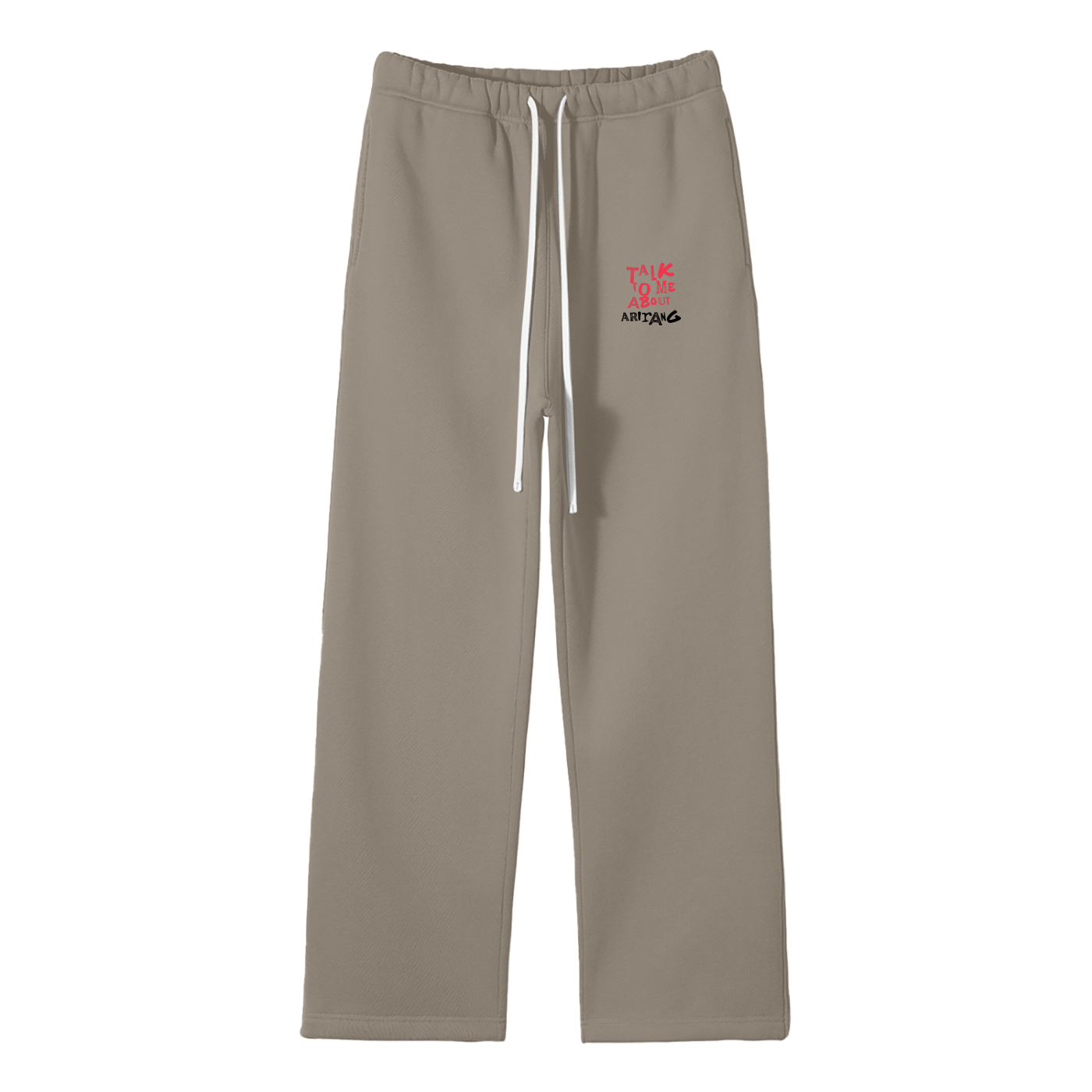 Talk To Me About Arirang Streetwear Straight Leg Pants