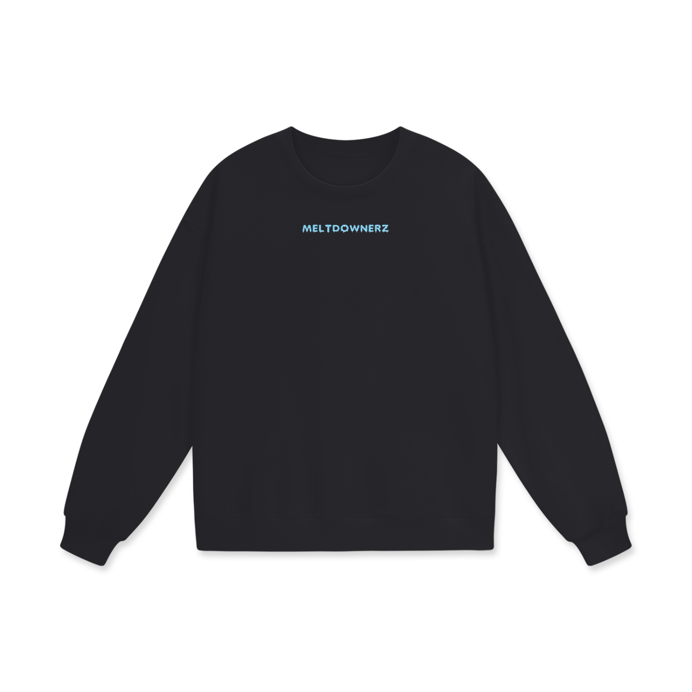 Meltdownerz Ice Heavyweight Drop Shoulder Oversized Fleece Sweatshirt