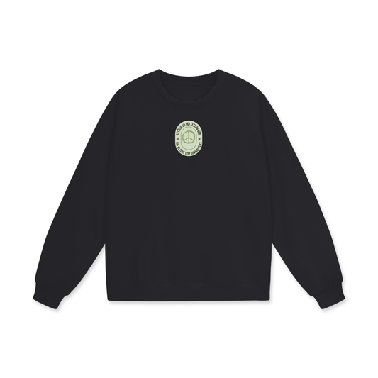 Letting Go & Letting God Heavyweight Drop Shoulder Oversized Fleece Sweatshirt