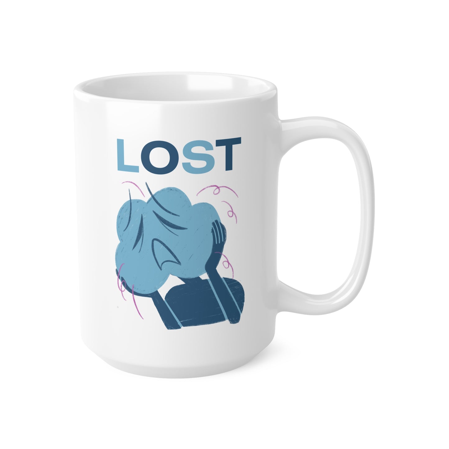 Lost Ceramic Coffee Cup, 15oz